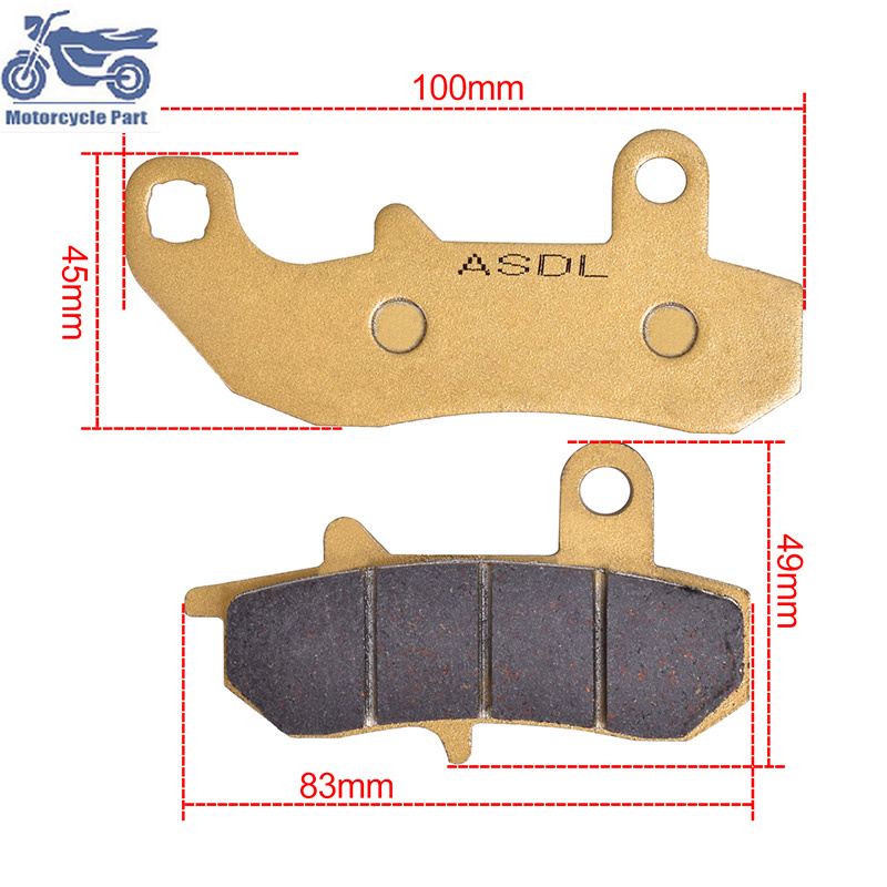 Carbon Ceramic Motorcycle Brake Rotor - Motorcycle Rear Brake Pads For SUZUKI